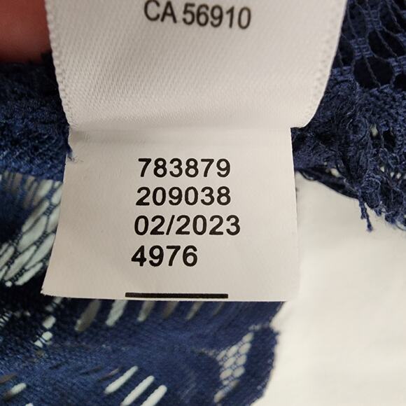 Maurices Womens Lace Kimono Blouse Dainty Boho Bell Sleeve XXL Romantic Hippie - Picture 12 of 12